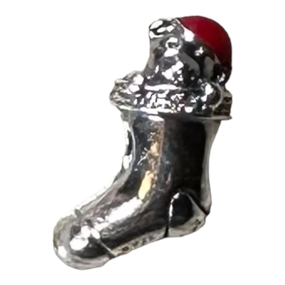 PANDORA Christmas Stocking Charm 791773CZ - Picture 2 of 2